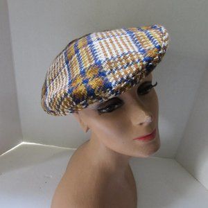 Vintage Plaid Tam or Beret